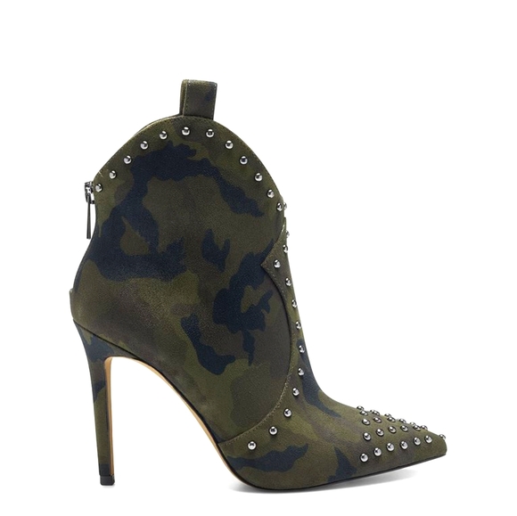 Jessica Simpson Shoes - Jessica Simpson Western Camo Studded Bootie